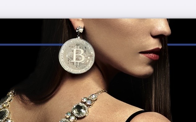 Bitcoin earring